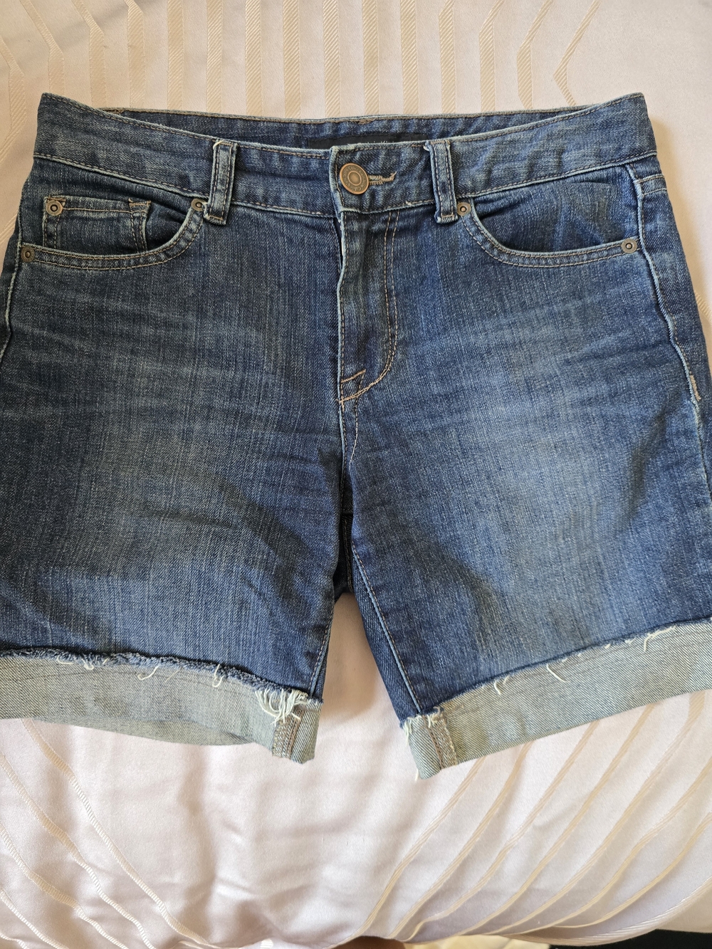 Calvin Klein Jeans Mid-Blue Denim Shorts
